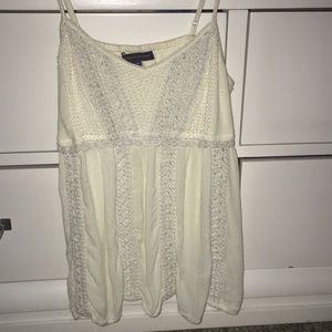 American Eagle cream blouse/top